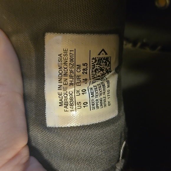 Converse All Star High-Top Sneakers - Dark Gray and White Mens Size 10 - Picture 7 of 10